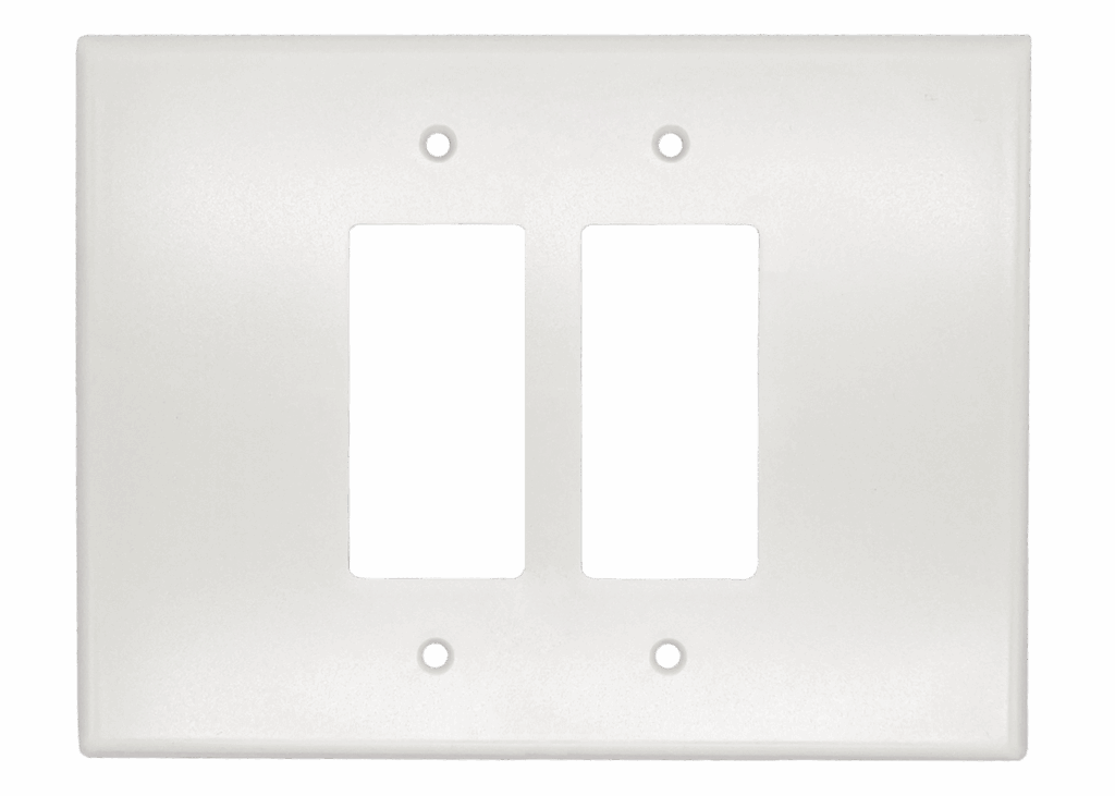Oversized Wall Plate - 2-Gang Decora