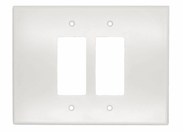Oversized Wall Plate - 2-Gang Decora